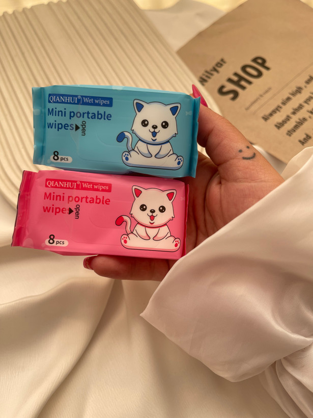 دستمال مرطوب کوچک جیبی